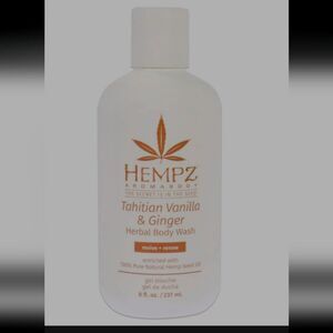 𝅺hempz Pure Herbal Tahitian Vanilla Ginger Body Wash 237 mL